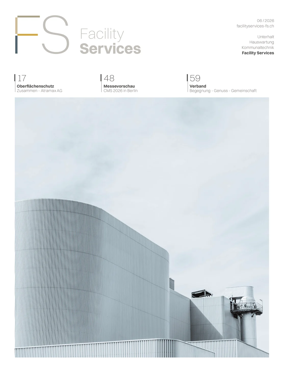 Titelseite der Ausgabe 02/26 von Facility Services